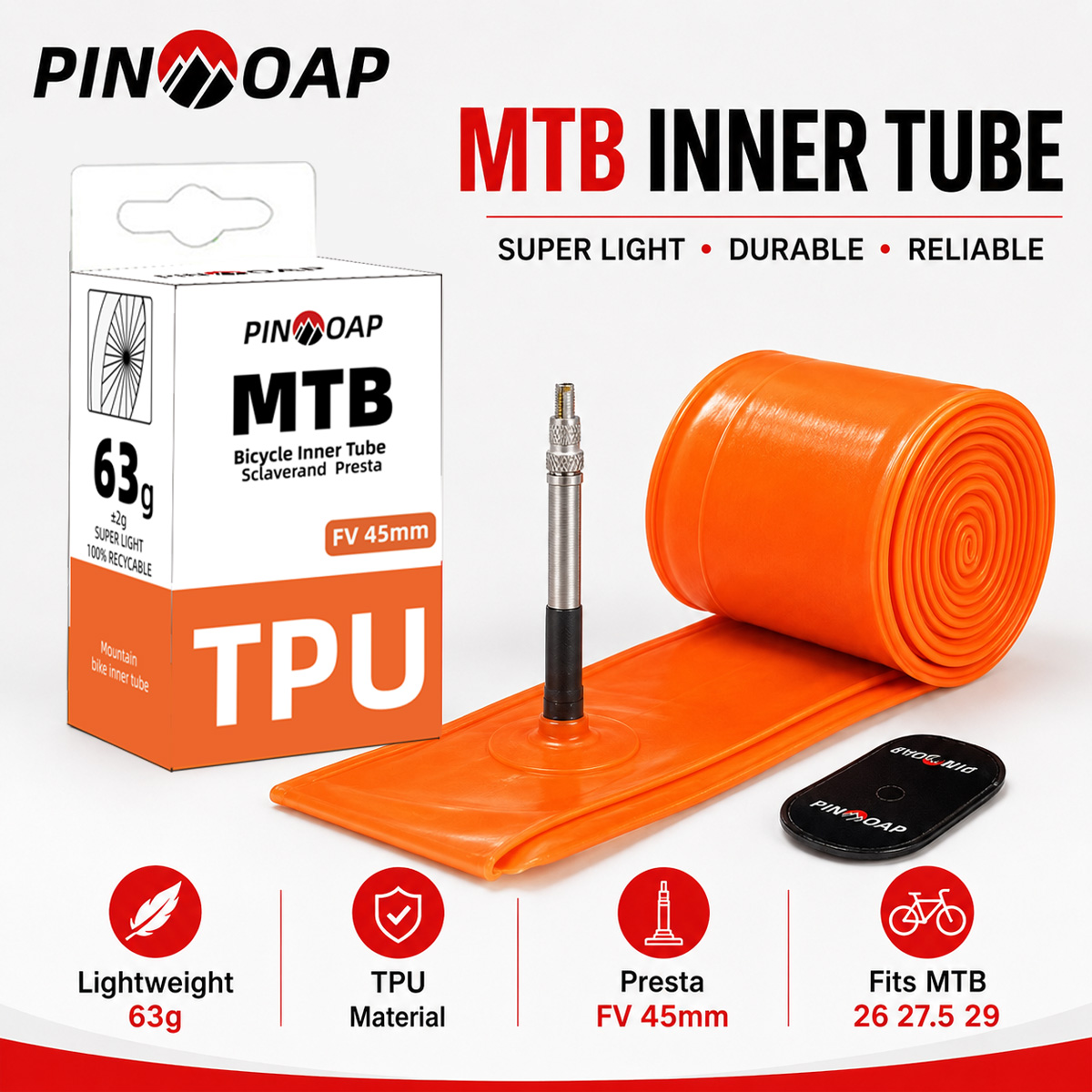PINMOAP Ban Dalam Sepeda Gunun - Mountain Biking Tube ulasan dan harga